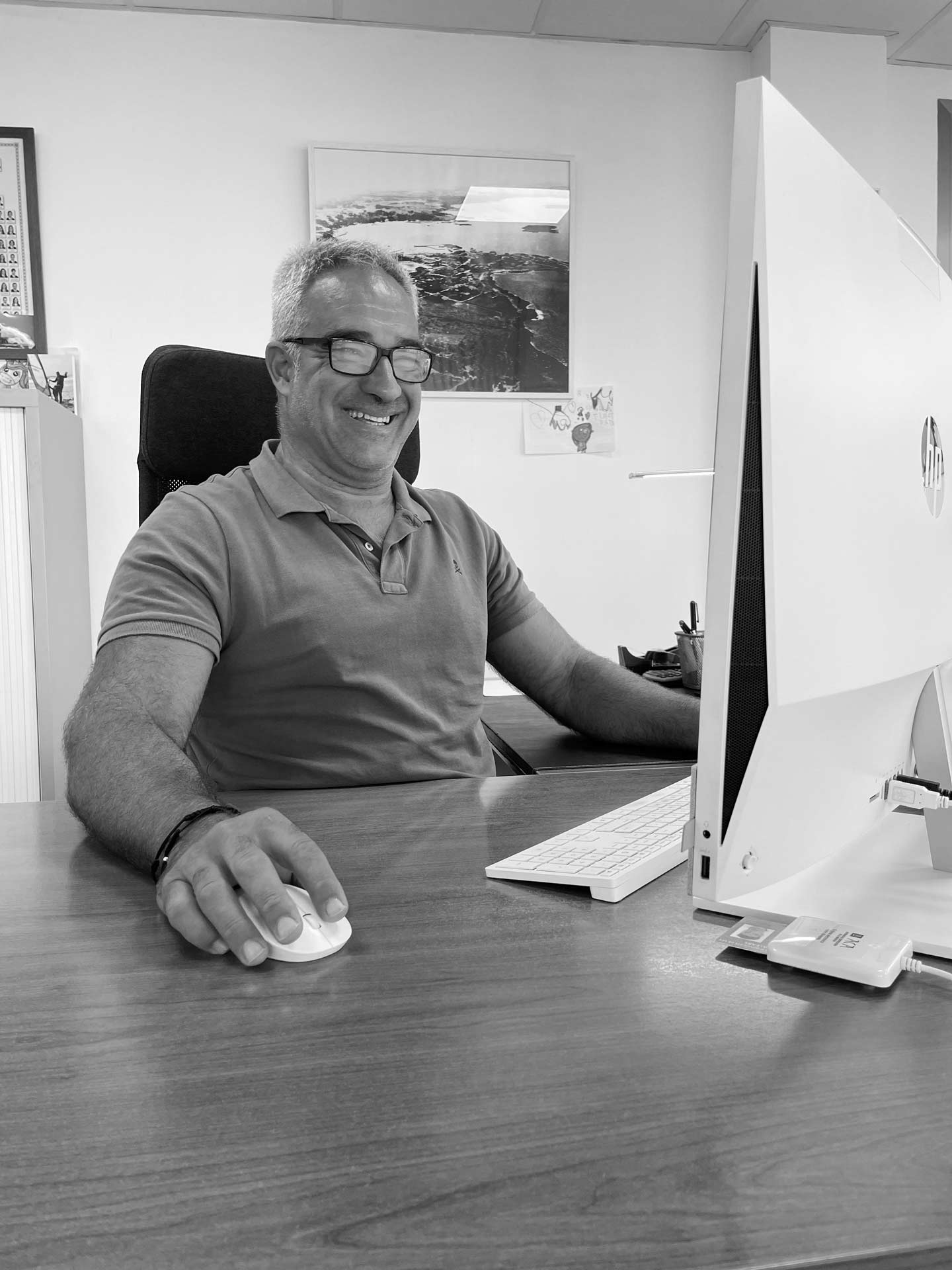 Tolo Julià de Abogados Barceló en la Colònia de Sant Jordi